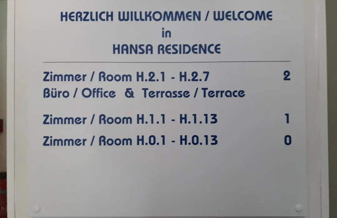 Gästehaus Hansa Residence-1